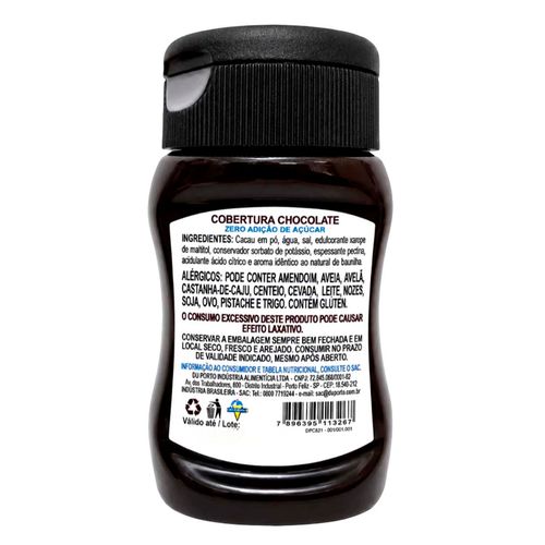 Cobertura Du Porto Zero Sabor Chocolate 185g-2-